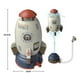 thumbnail image 4 of Lanzador de cohetes, aspersor de chorro de cohete espacial de plástico para niños (blanco) Likrtyny  libre de BPA, 4 of 4