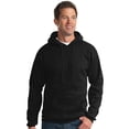 thumbnail image 4 of Port & Company Tall Pullover Hooded Sweatshirt (PC90HT) Jet Black, 4XLT, 4 of 6