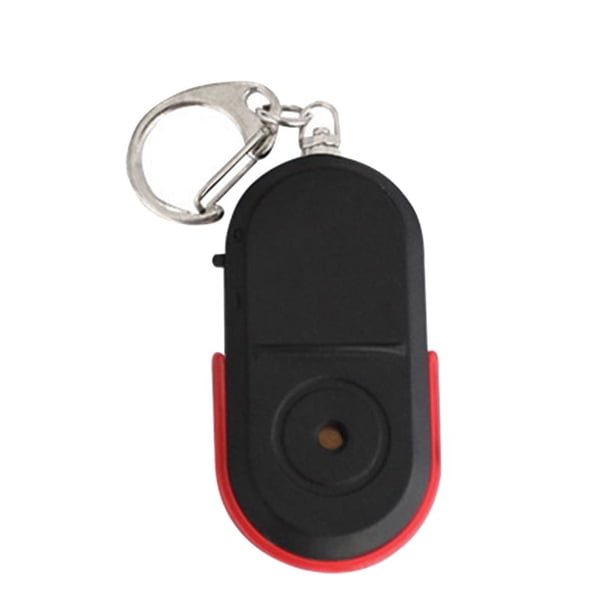 Mini localizador de llaves con silbato antipérdida, alarma inalámbrica, etiqueta inteligente, localizador de llaves, llavero rastreador, sonido de silbato y luz LED.