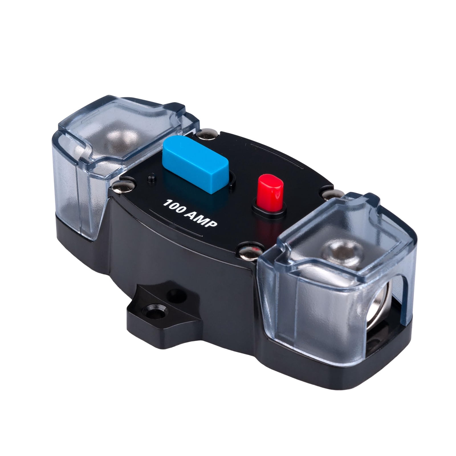 Manual Reset Resettable Inverter Block Circuits Breaker Inline Fuses Holder for Trolling Motor and Stereo Sound Systems