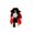 1PC, variant on Wovilon Halloween Party Favors Pirate Rudolph Decorated Pirate Action Figure Standing Faceless Doll Doll Window Display