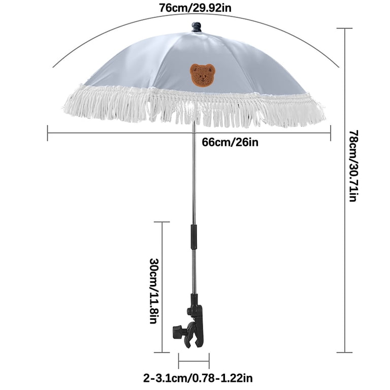 Universal Clamp-On Sun Shade Cover with Adjustable Clip - Foldable
