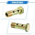 thumbnail image 5 of 1 Set Double Banjo Bolt M16x1.5 54mm Metric Thread Turbo Brake Line Fitting Adapter for Car W/ Washers, 5 of 6