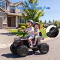 thumbnail image 3 of WOWEHICLE 24V 4WD Kids Ride On ATV, 800W Electric 4-Wheeler with 2 Seats, Max 5 MPH, Ages 3-8, Black, 3 of 7