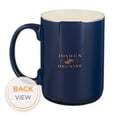thumbnail image 2 of Christian Art Gifts Large Ceramic Inspirational Coffee & Tea Scripture Mug for Men & Women: Strong & Courageous Encouraging Gold Bible Verse, Sturdy Non-toxic Lead/Cadmium-free Cup, Navy Blue, 14 oz., 2 of 5