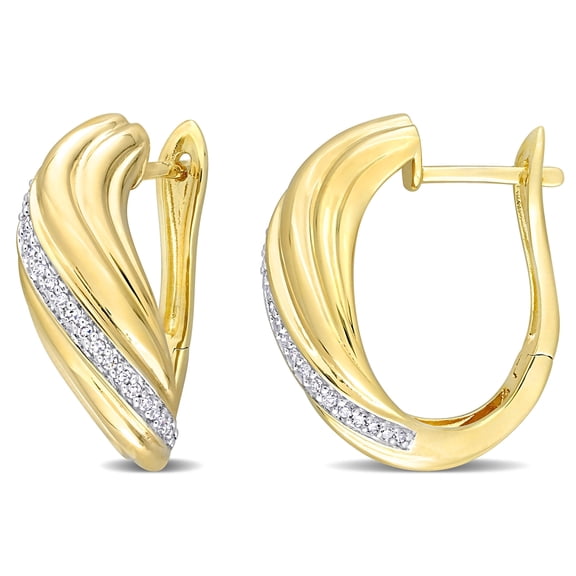Everly Women's Diamond 14k Yellow Gold Earrings