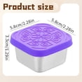 thumbnail image 3 of Stainless Steel Snack Containers,2oz Easy Open Leak Proof Reusable Snack Box Container with Lids,Small Lunch Containers for Meal Prep,School,Picnic and Travel, 3 of 9