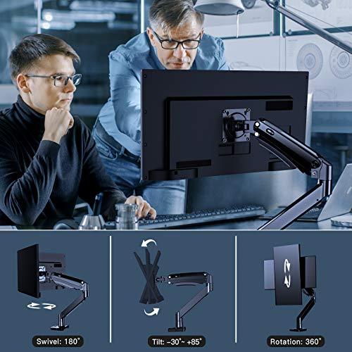 HUANUO Single Monitor Mount Stand, Gas 