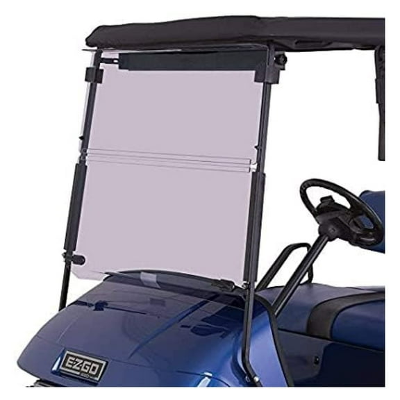 EZGO TXT 1995-2013 Tinted Fold Down Impact Resistant Windshield for EZGO TXT Golf Cart