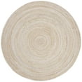 thumbnail image 5 of SAFAVIEH Braided Calvin Transitional Cotton Reversible Area Rug, Beige, 3' x 3' Round, 5 of 5