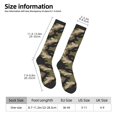 thumbnail image 3 of Women's Knee High Socks Camouflage Print Pattern Outdoor Casual Tube Socks, 3 of 7