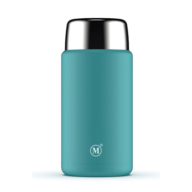 Pot Alimentaire en Acier Inoxydable à Isolation sous Vide - 750 ml - Bleu