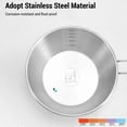 thumbnail image 3 of Outdoor Cookware Set 500ml Stainless Steel Camping Bowl with Strainer, 3 of 8