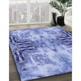 thumbnail image 2 of Ahgly Company Indoor Square Patterned Jeans Blue Area Rugs, 8' Square, 2 of 6