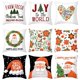 thumbnail image 3 of Funda de cojín con estampado de regalo de Navidad, fundas decorativas para cojines de Navidad nostálgicas personalizadas, funda de almohada Natural de Navidad de 45x45cm, 3 of 4