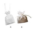 thumbnail image 4 of Wedding Candy Bag Household Simple Style Prop Party Supplies DIY Small Size Wrapping Prop Gift Bags Packing Container Package Props Beige, 4 of 8