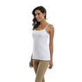 Charmo Women Basic Cami Tanks Adjustable Spagetti Strap Built in Bra