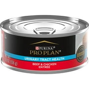 Purina Pro Urinary Tract Health Beef Chicken Wet Cat Food 5.5oz 12-Pack