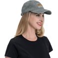 thumbnail image 6 of I'm Just Here for The Hotdogs Hat Denim Cap, 6 of 7