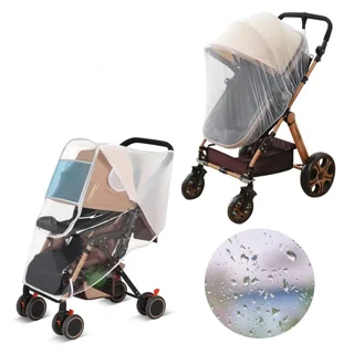 Yous Auto Universal Stroller Rain Cover Pram Pushchair Stroller Waterproof  Windproof EVA The Weather Shield with Eye Screen for Pushchair Stroller  Buggy Pram Baby Travel 