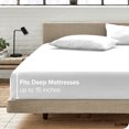 thumbnail image 4 of Bare Home Deep Pocket Fitted Sheet - Ultra-Soft Wrinkle Resistant Microfiber, 4 of 7