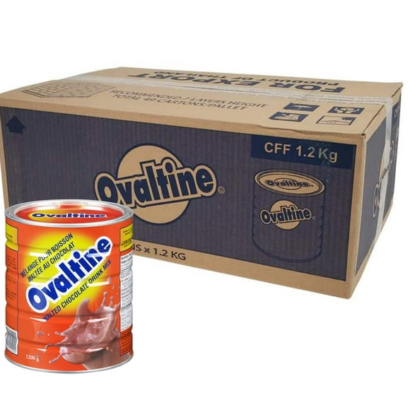Ovaltine Malted Chocolate Drink Mix in Tin 1.2kg/2.64Lbs