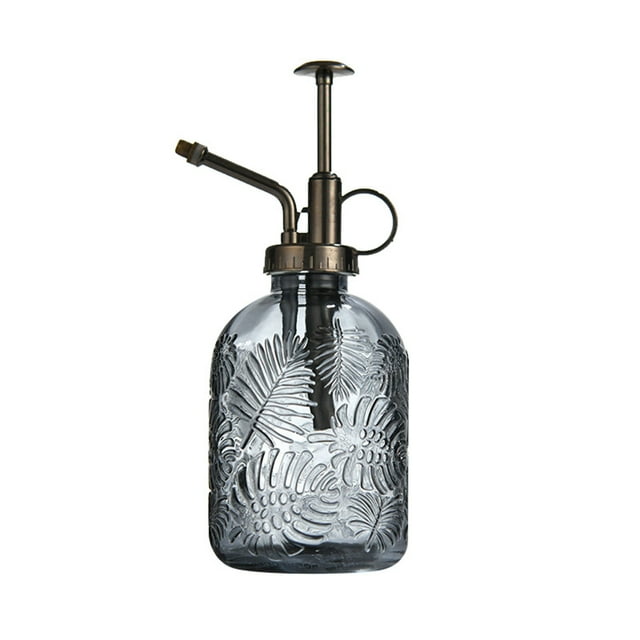 Arrosoir en Verre à Pression Manuelle Feuille d'Érable pour Intérieur et Jardins