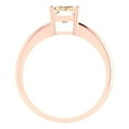 thumbnail image 4 of Solitaire Engagement Ring for Women - 1.75ct Natural Morganite in 18K Rose Gold Promise Ring, 4 of 6
