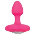 thumbnail image 3 of CalExotics Cheeky Gems Rechargeable Vibrating Silicone Anal Probe, Small, Pink, 3 of 7