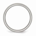 thumbnail image 2 of Solid Titanium 6mm Matte Brushed Finish Plain Classic Wedding Band Ring Comfort-Fit Size 6.5, 2 of 7