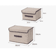 thumbnail image 2 of 6 Unidades Cajas Organizadoras De Tela Plegables Con Tapas, 2 of 4
