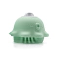 thumbnail image 2 of Cepillos de ducha Baño Removedor de polvo Scrubber Cepillo de limpieza Herramientas de pincel de patrón de dibujos animados de silicona de mano Suministros de fregado de piel Verde seitruly HA010432-03, 2 of 6