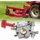thumbnail image 3 of Lawn Mower Carburetor, Metal Carburetor Brush Cutter Replacement Carburetor for Husqvarna 243R 243RJ 543RBK 543RBX 543RS 543AE, 577992805, 3 of 4