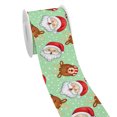 thumbnail image 1 of Holiday Merry Christmas Decoration Pattern Printed Grosgrain Satin Ribbon for Gift Wrapping Hair Bow Craft Accessory 50 Yards Jiayi, 1 of 7