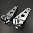 thumbnail image 6 of HTT-MOTOR Side Mount Headlight Fork Clamp Holders 28-38mm For Honda Kawasaki Yamaha BSA, 6 of 6