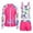 A-Red144, variant on JAJAHO Girls Swimsuit 3 Pieces Long Sleeve Rash Guard Set Tropical Printed Tankini Bathing Suits Summer Kids Swimwear 3-10Y
