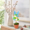 thumbnail image 4 of Easter Bunny Mini Planter, Easter Flower Pot Decor, Bunny Decorations For Home, Table Centerpiece With Plush Bunny Ear, Easter Basket Stuffers, Indoor Outdoor Decor, Spring Easter Decorations, 4 of 4