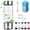 Silver, variant on H2next Hydrogen Water Bottle, H2 Next Hydrogen Water Bottle with SPE & PEM Technology, Portable Hydrogen Water Bottle Generator - Protect Your Health with Hydrogen, for Home Office Travel (Blue)