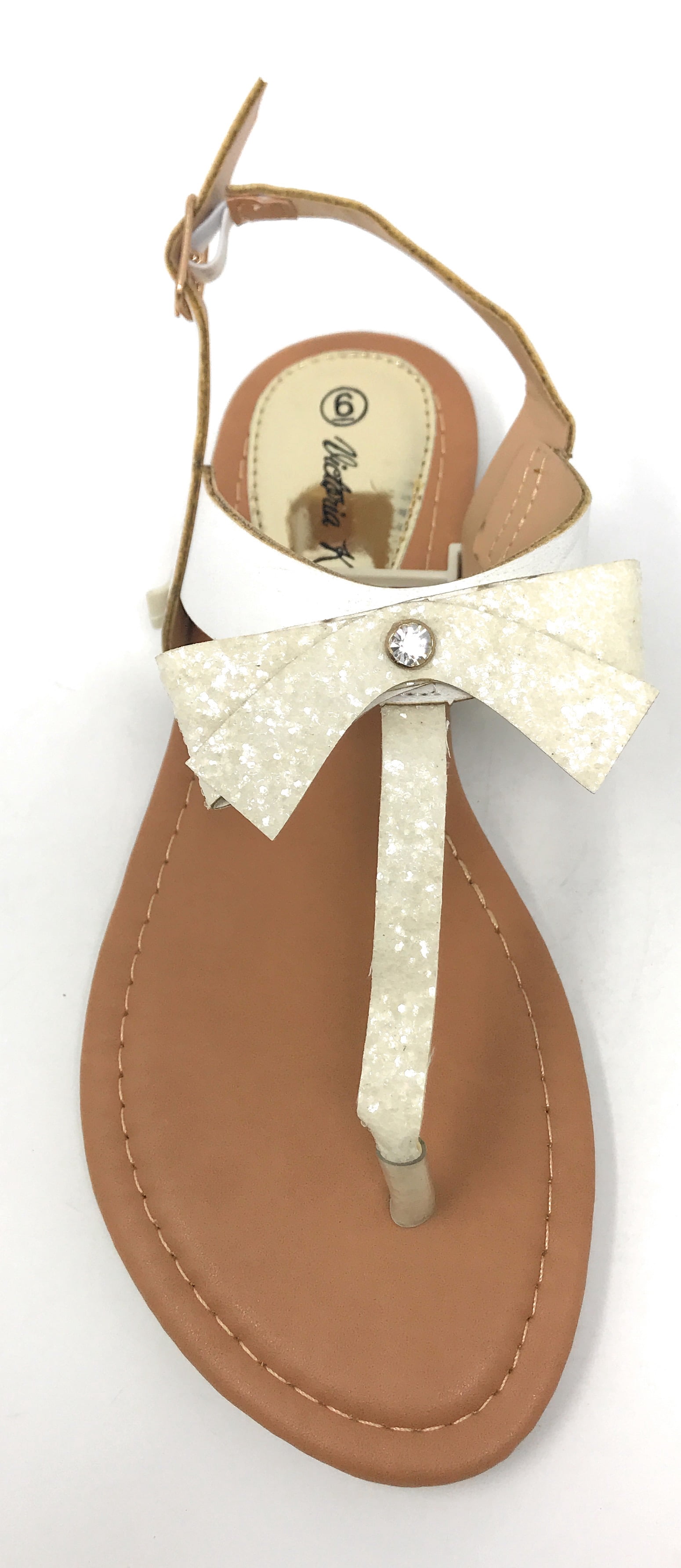 Victoria K T-Strap Bow Sandal