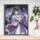thumbnail image 1 of Cuadros Decorativos 5D bricolaje taladro redondo completo diamante pintura chica hogar decoración arte DQrwqpou embutido en tela, 1 of 7