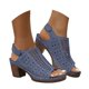 thumbnail image 3 of WILLBEST Sandalias Playa De Moda Para Mujer, Con Punta Abierta Y Tacón Alto, Para Salidas Informales, Vacaciones En La Playa Y Citas Nocturnas, Con Cierre Ajustable De Velcro., 3 of 6
