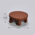 thumbnail image 7 of Dollhouse Furniture Miniature Furniture Model for Living Room Kitchen Study Brown Small Table, 7 of 7