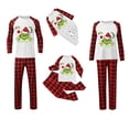thumbnail image 1 of Conjuntos de pijamas navideños familiares a juego Grinch 2024, pijama de Grinch con parte superior y pantalones de pijama a cuadros, pijama de Grinch para niños y adultos para la familia, Hombres L, 1 of 4
