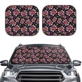 thumbnail image 2 of Fotbe Ladybug 2-Piece Car Windshield Sun Shade | Sun Blocker for Car Windshield | Foldable Automotive Interior Accessories for Sun Protection-Large, 2 of 7