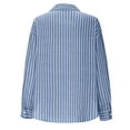 thumbnail image 5 of XUNKUSGA Striped Button Down Shirts For Women Dress Shirts Long Sleeve Casual Collared Office Work Shirt With Pocket, 5 of 6