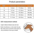 thumbnail image 2 of Dog Muzzle, Breathable Basket Muzzle Anti Biting Chewing For Dog, Dog Adjustable Silicone Soft Training Muzzle, 2 of 5