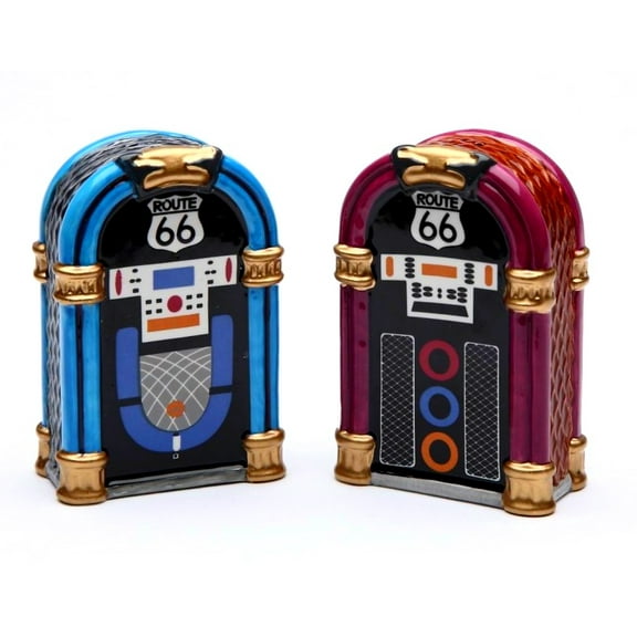 Road Trip - Jukebox  Salt & Pepper Shaker By Robin Roderick