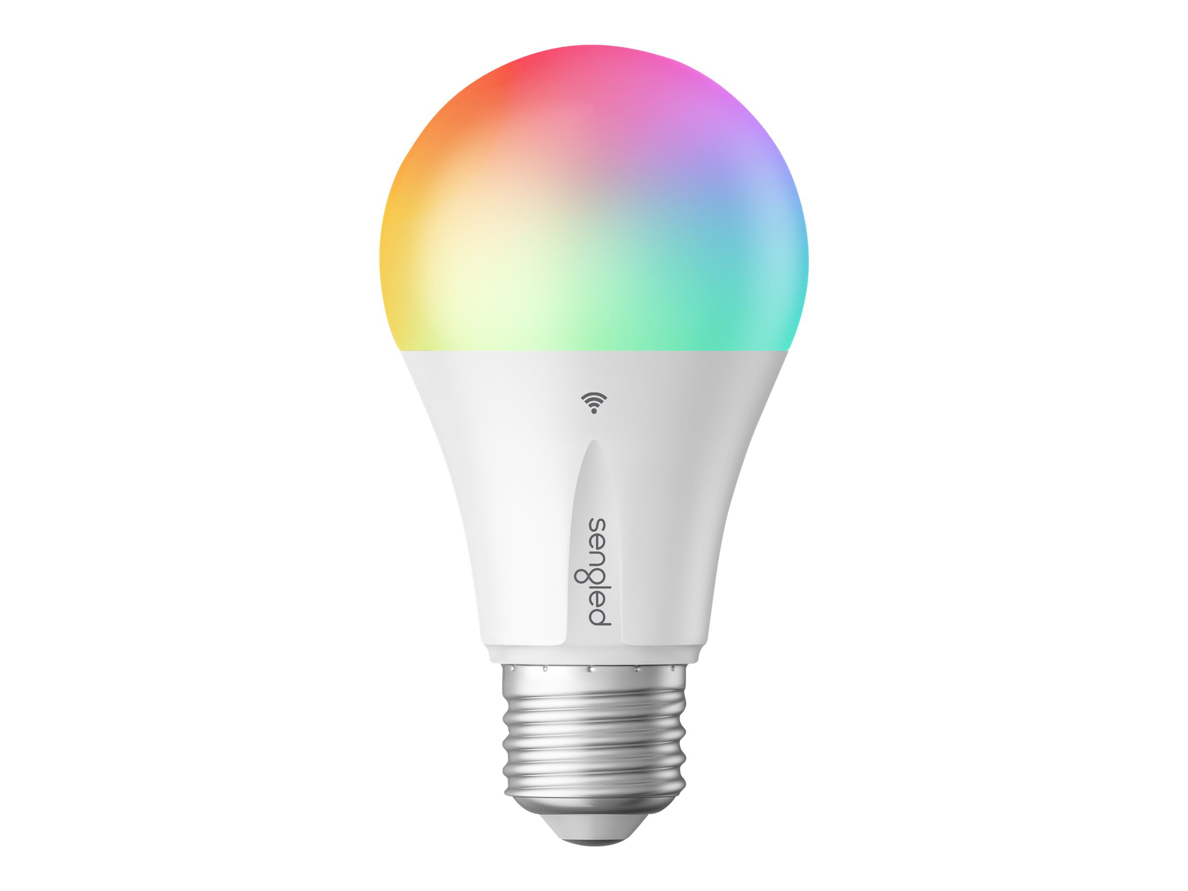 Indgang kød Formen Sengled Smart - LED light bulb - shape: A19 - E26 - 9 W (equivalent 60 W) -  16 million colors - 2000-6500 K - white - Walmart.com