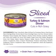 thumbnail image 3 of Wellness Complete Health Natural Grain Free Wet Canned Cat Food, Sliced Turkey & Salmon Entree, 5.5-Ounce Can (Pack of 24), 3 of 11