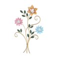 thumbnail image 4 of Decoración de pared de metal con diseño floral, detalles de arte de pared de hierro, regalos, esculturas de pared colgantes modernas, decoraciones de Estilo A, 4 of 8